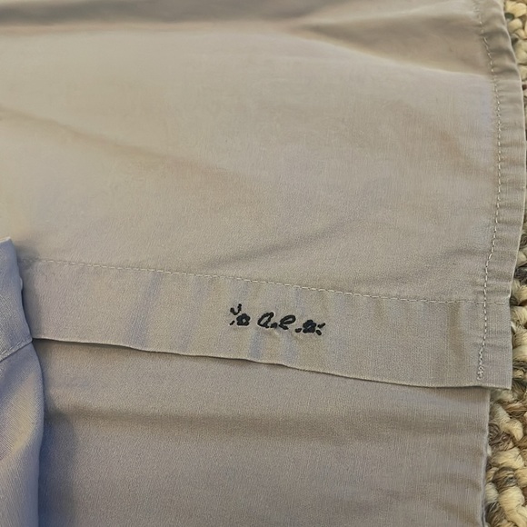 American Eagle Light Purple 3/4 Length Sleeve Button Up - Picture 6 of 7